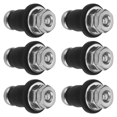 Six-pack of screw-in water level probes for RV Water Tank Sensor Kit, designed for fresh, gray, and black tanks monitoring.