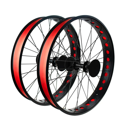 Fat Tire Rim Liner Strips And Rim Tape PVC Inner Tube Protector on dual bike wheels 26x4.0 inches