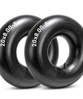 Heavy Duty 2 Piece Inner Tube Pack For Lawnmowers Golf Carts And Tractors Fits 20X8 18X9 Rims featuring TR13 valve stem