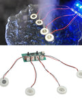 All In One DIY Humidifier Kit 5V Mist Maker Module Fogger Part With Atomizing Tablets Air Humidifying Component And Electronic Controller For Easy Humidity Boost In Small Projects, 4 atomizers