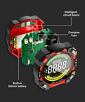 Internal view of Go To Portable Digital Multimeter Tester with 6000 Counts VA Display, showing circuit board and components.