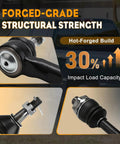 Heavy Duty Front Inner Outer Tie Rod End Kit 4 Piece For 1999 To 2007 Chevrolet Silverado 1500 2500 And GMC Sierra 1500 2500 Restore Tight Steering And Eliminate Wobble With Premium Steering Parts. Forged steel tie rod ends shown close up