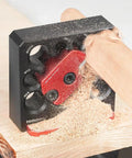 Compact Dowel Cutter Plate With Indexable Carbide Inserts For Drills Eight Imperial Holes From Five Sixteenths To Three Quarters Of An Inch In One Sixteenth Inch Increments Pro Grade Sleek Dowel Maker For Smoother Cuts