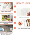 How to use Eight Piece Car Clip Picture Holder Set With Personalized 3 Inch Photo Frames for car sun visor.