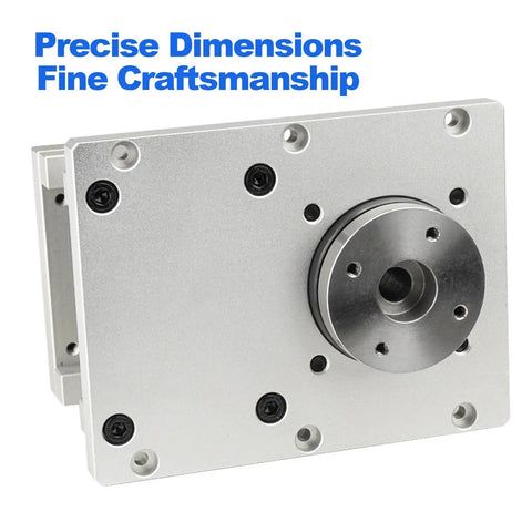Knockout Precision Hollow Rotary Actuator Designed For 42Mm And 57Mm Stepper Motors with aluminum casing and precision machining.