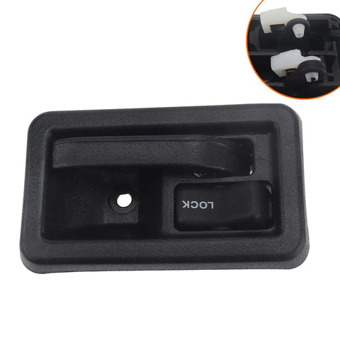 Upgrade Your Ride With This Left Or Right Car Interior Door Handle Knob That Fits Perfectly To Fix Damaged Dents And Scratches Without Cutting Wires So You Can Freshen Up Your Inner Grab Handle And Avoid Big Repair Bills Today. black ABS car interior door handle knob, direct fit replacement