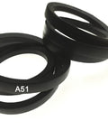 V Belt Set 1/2 Inch By 53 Inch A51 4L530 Rubber Drive Belts, 2 Pack, Replacement For Lawn Mowers And Small Equipment, Heavy Duty Rubber V Belts For Smooth, Reliable Performance. black rubber V belts A51