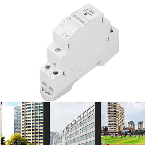Hassle Free Smart Energy Meter With Instant WiFi App Control For Real Time Power Usage Tracking And Pool Pump Monitoring On Standard AC Outlet Wiring, compact white plug view.