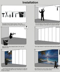 Installation guide for Beach Night Sky Oil Painting Photo Wallpaper With Ocean Rowing Theme Large Wall Mural, step-by-step instructions