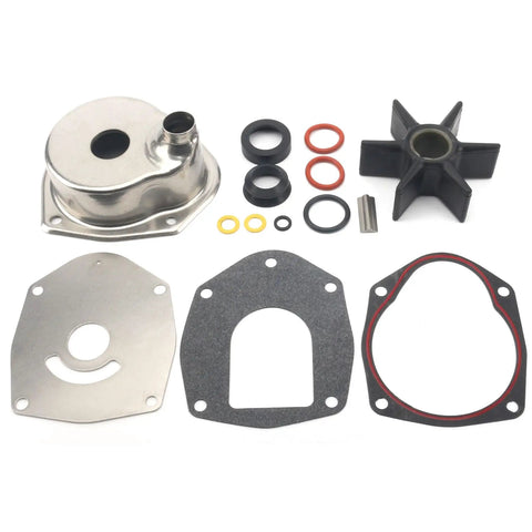Water Pump Impeller Kit With Housing For Mercury Marine 30 To 250 HP MerCruiser Alpha One Gen Two Drives And Chrysler Force 75 To 120 HP Outboards Replacement