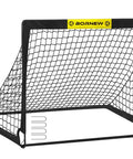 Portable 4x3 Ft Pop Up Soccer Goal for Backyard and Indoor Use, includes ground stakes, easy setup for kids and adults