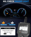 OBD2 Diagnostic Scanner For All Vehicles After 1996 With IM Readiness Real Time Data Stream Battery Health Tester displayed in use