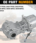Nissan Rear Diff Assembly AWD With 5.173 Gear Ratio For Murano 2015 2021 Rogue 2014 2020 Rogue Sport 2017 2021 And Qashqai 2017 2020 OE 240277FV0A 440 59434 Replacement Part, silver rear differential