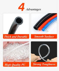 Workhorse Air Component Hose 4Mm 6Mm 8Mm Flexible Pneumatic Pipe Tubing Heavy Hitter Pro Level Gear For Air Compressor Builds Smooth Flow orange tubing features thick, durable design and strong toughness.