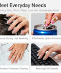 Semi Solid Nail Glue Gel 2g for Press On Nails used for hair washing, opening cans, cleaning dishes, typing.