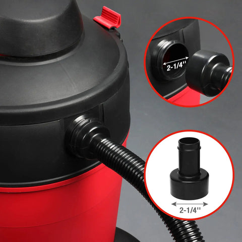 Badass Dust Free Drywall Hand Sander With Comfortable Soft Rubber Handle And Six Point Five Foot Vacuum Hose for attachment to a 2-1/4in vacuum port.