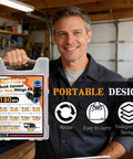 Man holding Rock Solid 180 Piece Push To Connect Air Hose Fittings Assortment Kit With Quick Release Straight Pneumatic Quick Connectors