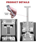 304 Stainless Steel RV Door Latch And Camper Door Holder For Travel Trailers Cargo Campers Black Finish Durable And Easy To Install