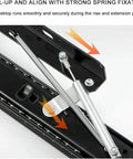 Heavy Duty Table Extension Slides That Glide Like Silk Hella Smooth Ball Bearing Rails, showing spring mechanism details.