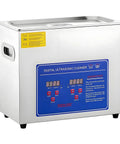 Heavy Duty 22L Ultrasonic Cleaner With Digital Timer And Heater 40KHz Sonic Bath For Watches Jewelry Instruments Metal Parts Tools Industrial Grade Cleaning Machine Deep Clean Device with digital display and stainless steel design.