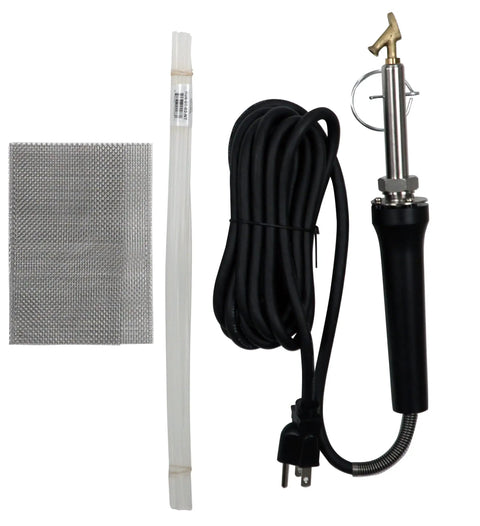 Nylon Plastic Radiator Tank Repair Kit With 200-Watt Airless Welder, includes welder, mesh, and plastic rods for fixes