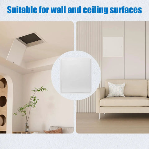 Rugged 18x24 Metal Access Panel For Drywall And Ceiling, Heavy-Duty 1.0 Mm Thick Aluminum Cover with flush inset design