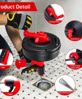 Flexible Drain Snake Hair Clog Remover Comes Decked Out With A Drill Adapter To Blast Nasty Sink Tub And Shower Blockages Dead Fast So Your Lines Glide Smooth Without Any Chemical Fuss, showcasing carbon steel cable head and grip.