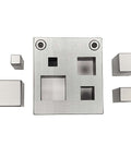 Square Disc Cutter Set With Four Punches 10x10mm 15x15mm 20x20mm And 27x27mm DIY Jewelry Making Tool For Pendants And Bracelets