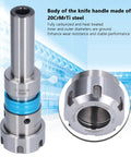 Floating Tap Tool Holders With ER32 Telescoping Collet Chuck Taper M2 To M30 for CNC Milling, 20CrMrTi steel shown