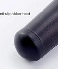 Heavy Duty Metal Table Legs 4 Pack Tapered Base With Pre Drilled Mounting Plate showing anti-slip rubber head detail.