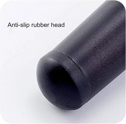 Anti-slip rubber head of Four Piece Heavy Duty Metal Table Legs With Tapered Silhouette And Pre Drilled Plates.