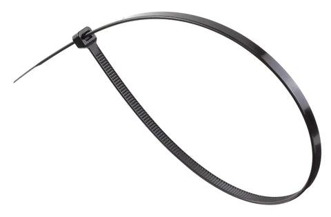 14 Inch Black Zip Ties 100 Pack Self Locking Nylon Cable Ties 50Lb Strength UV Resistant Heavy Duty Tie Wraps for Indoor Outdoor Use