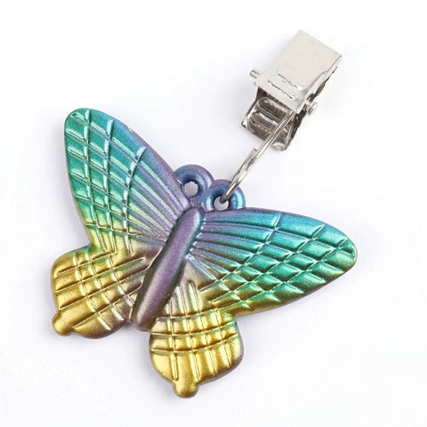 Eight Pack Colorful Butterfly Tablecloth Weights With Clips For Outdoor Parties Picnics And Backyard Dinners Durable Metal Clip Weights That Grip Tight And Stay Put Rust Resistant And Easy To Use butterfly clip