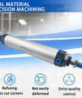 Mini Pneumatic Cylinder MAL 32x125 Double Acting Aluminum Single Rod 32mm Bore 125mm Stroke Air Powered High Performance Cylinder