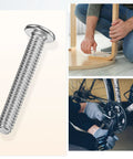 Sweet 10 Pack Flat Head Socket Cap Screws 1/4-20 X 1-3/4 Inch Hardcore 304 Stainless Steel Hex Drive Fastener Kit Includes Hex Key Totally Rad For Machine Furniture Automotive Marine Projects Full Thread UNC Hexagon Bolts Ready Now, for wood furniture and bicycle repairs