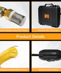 12V Fuel Transfer Pump Delivers Up To 120 Gallons Per Hour For Gas Or Diesel, Includes Carrying Case and Accessories