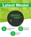 Bluetooth Ultrasonic Level Sensor For Propane And Water Tanks Up To 250 Gallons Universal Tank Monitor with 99 Percent Accuracy display
