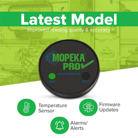Bluetooth Ultrasonic Level Sensor For Propane And Water Tanks Up To 250 Gallons Universal Tank Monitor with 99 Percent Accuracy display