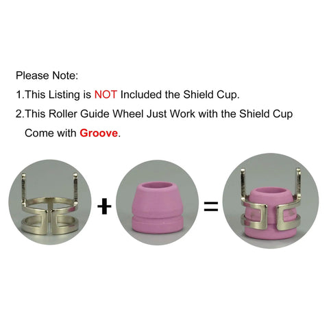 Image showing assembly of Spacer Stand Off Guide for P60 Plasma Cutting Torch with WSD-60P components and instructions.