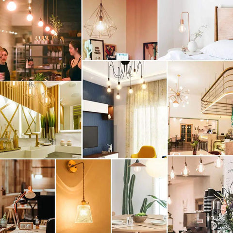 Home interiors showcasing Dimmable G25 LED Globe Bulbs, 100W Equivalent, 1200 Lumens, 10W, E26 Base Vanity Lighting setups