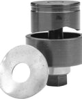 13/16 Inch Punch Unit RD With Die And Draw Stud For Metal Hole Punching, 730BB Series, silver finish