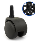 Thirty Pack Chair Foot Pads Packing A Sweet Snug Fit And Heavy Duty Non Marking Treads To Keep Floors Completely Scratch Free While Making Swivel Office Chairs Glide Like Silk Across Desks Or School Rooms Daily - black chair caster