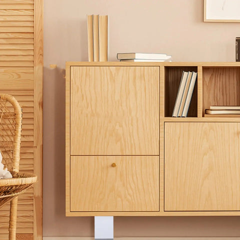 Wooden cabinet with 4 Pack White Adjustable Furniture Legs For Sofa Cabinets Tables And Shelves, Aluminum Alloy Height Adjustable Feet.