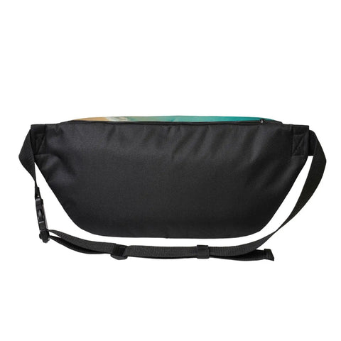 Back view of Rowing Team Fanny Pack for Men and Women Ocean Landscape Waist Belt Bag Crossbody Great for Sports Travel Hiking Running Jogging