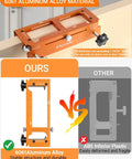 Door Hinge Jig Router Template For Universal One Quarter Inch And Five Eighth Inch Radius Hinges Aluminum Alloy Hinge Mortiser