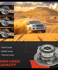 Mercedes-Benz Front Or Rear Wheel Bearing And Hub Assembly demonstrating high-load capacity features in desert setting.