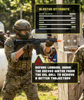 Adult using the Straight Fire Gel Splatter Ball Blaster Slr Upgrade with a durable metal body for precision shooting outdoors.