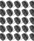 No Slip Felt Pads For Furniture Feet And Chair Legs, 80 Pack, close-up of round pads with nails for installation.