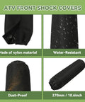 ATV front shock covers, 270mm, water-resistant nylon, dust-proof for Beefy Front Shock Absorber Kit For 125Cc And 110Cc Tao Tao Coolster