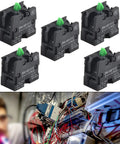 Rugged 22mm Push Button Switch For Control Panels With 415V 10A NO NC Joystick Style ZB2 BE101C BE102C 5 Pack in industrial setting